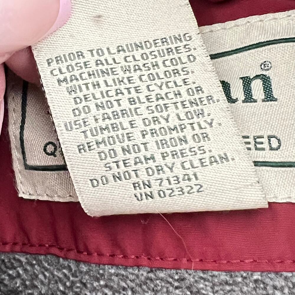 LL BEAN Men's Winter Bomber Jacket Coat Fleece Lined. L Wind Resistant Gorpcore - Picture 8 of 9